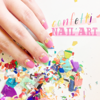 Sparkle and Shine: DIY Confetti Nail Art