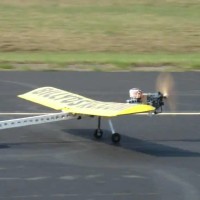 This R/C Plane Built from a Weed Whacker Actually Flies