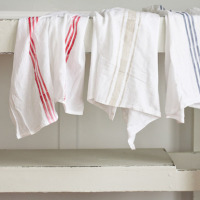 Make Your Own Striped Fabric with a DIY Grain Sack Stripe Stamp