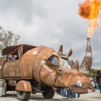 Fire, Steam, and Trout: The Best Custom Rides at Maker Faire