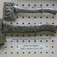George Washington Inauguration Hatchet and Other Rarities at Antique Tool Museum