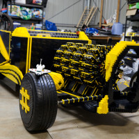 Working, Life-Size Car Built from Half a Million Lego Pieces