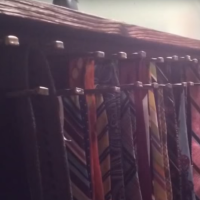 Make an At-A-Glance Tie Rack