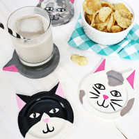 Cat Craft: Clay Kitty Coasters