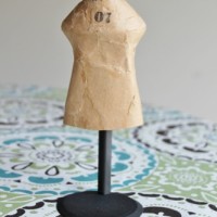 Make a Vintage-Inspired Mini Mannequin out of a Dish Soap Bottle