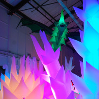 See Maker Faire’s Dark Room in All Its Glowing Glory