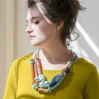 Craft Fashion: Paper Bead Statement Necklace