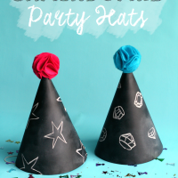 Party Crafts: Chalkboard Party Hats
