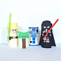 May the Fourth Be with You: Toilet Paper Tube Star Wars Characters
