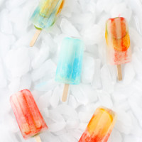 Edible Art: Cool and Refreshing Watercolor Popsicles