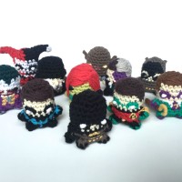 Crochet Comic Book Characters Save the World with Cuteness