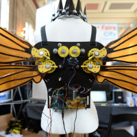 Arduino-Controlled Butterfly Wings and More at Kansas City Maker Faire 2015