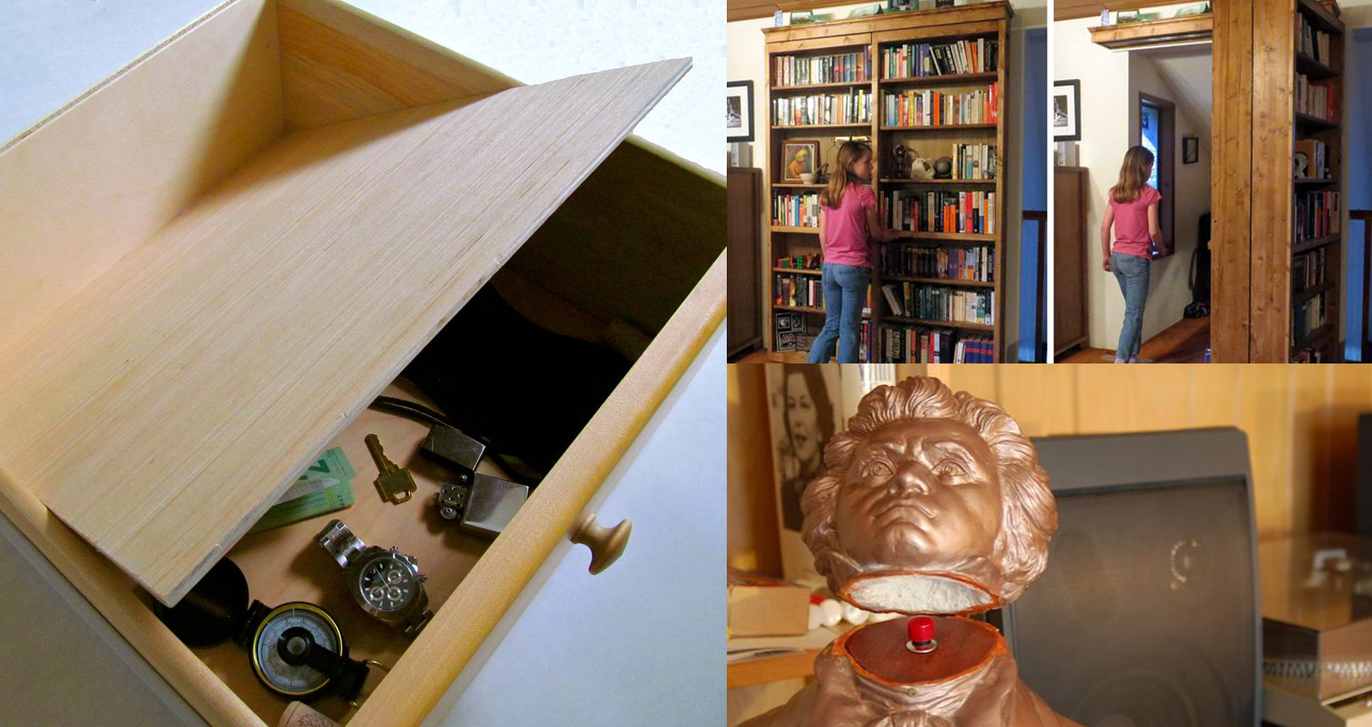 20 Secret Doors And Clever Hiding Places | Make: