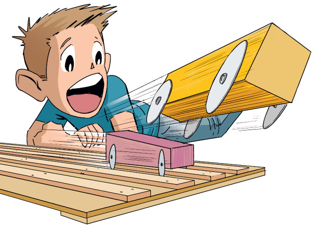 wood pinewood derby track