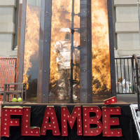 The Dunk Tank Goes Extreme with This Fire-Spewing Chamber