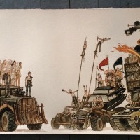 Take a Mad Max: Fury Road-Inspired Watercolor Tutorial