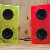 Laser Cut New Enclosures for Desktop Speakers