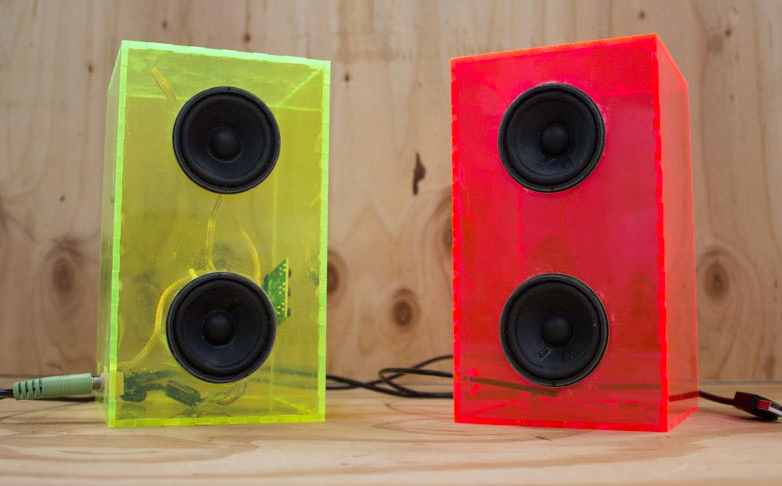 Laser Cut New Enclosures for Desktop Speakers