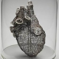 Artist Crochets Anatomically Correct Heart from Wire