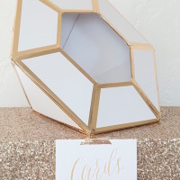 DIY Wedding: Giant Diamond Card Box
