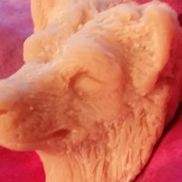 Awoo! Sculpt This Simple Clay Wolf Head