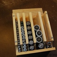 Make a Simple Wall-mounted Battery Organizer