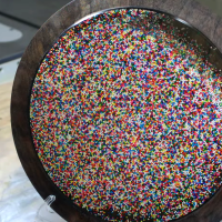 Create a Cheery Candy Sprinkles Cake Stand