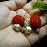 Creepy Yet Beautiful: Jeweler Carves Pearls into Tiny Skulls