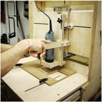Clever Homemade 3D Router Table