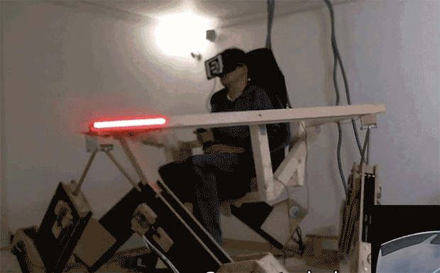 Homemade Motion Simulator Is Like a Spaceship in Your Living Room