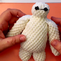 This Impressive 3D Crochet Baymax Was Made With a Rainbow Loom