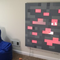 Light-Up Minecraft Wall Hanging Is the Picture of Pixelated Coziness