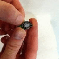 Working 3D Printed Circular Saw the Size of a Fingernail!