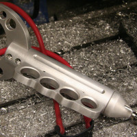 This Futuristic Hunk of Machined Aluminum Is a Functional Slingshot