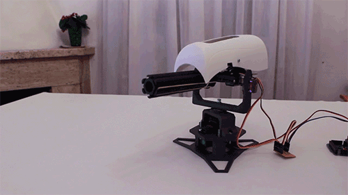 Adorable Automated Turret Launches Rubber Band Barrage