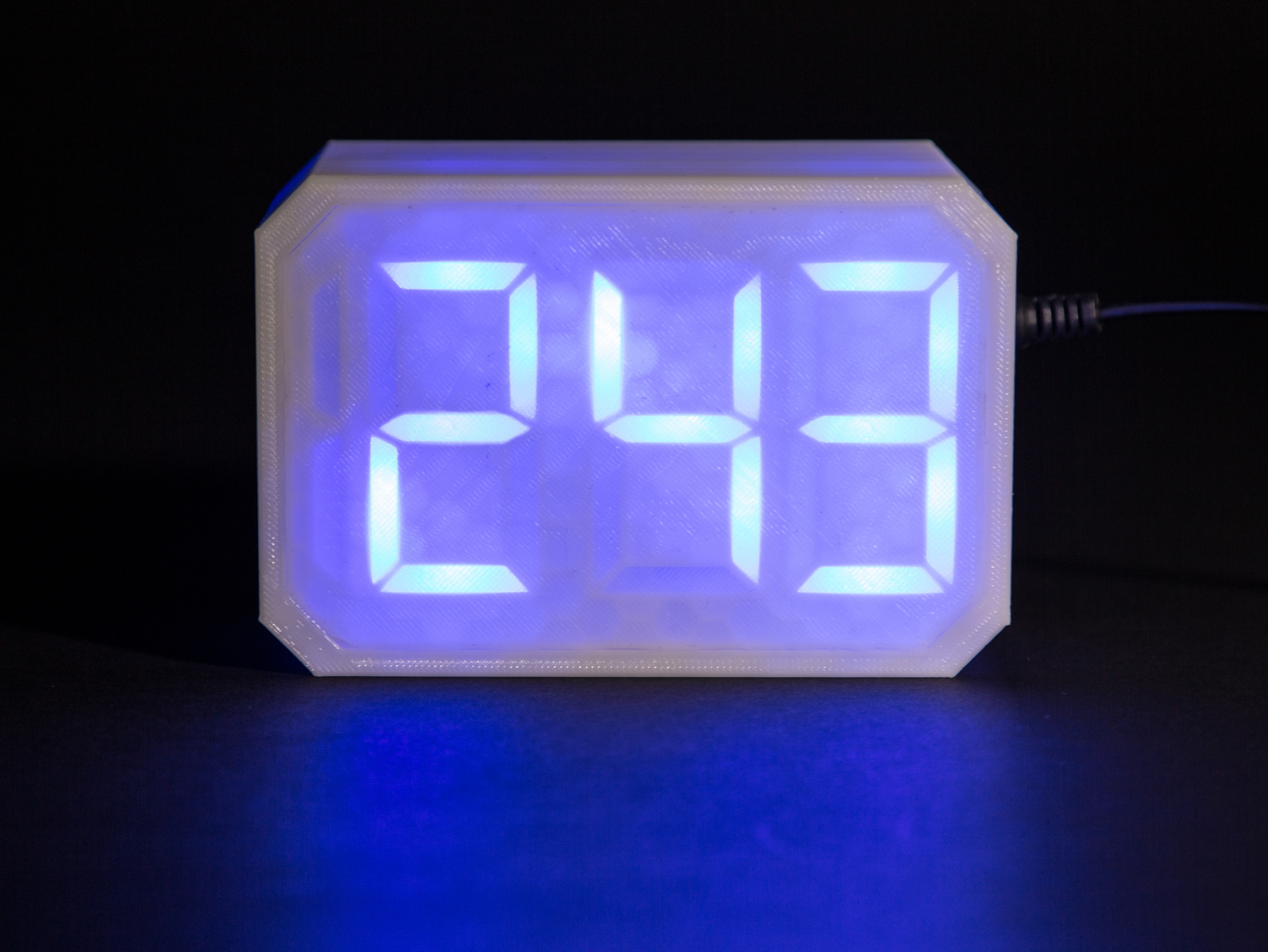 3D Print a Supersized Seven-Segment Clock