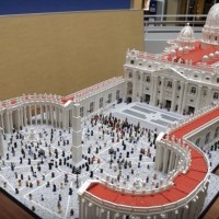 Upon This Brick… Details of the Lego Vatican Build