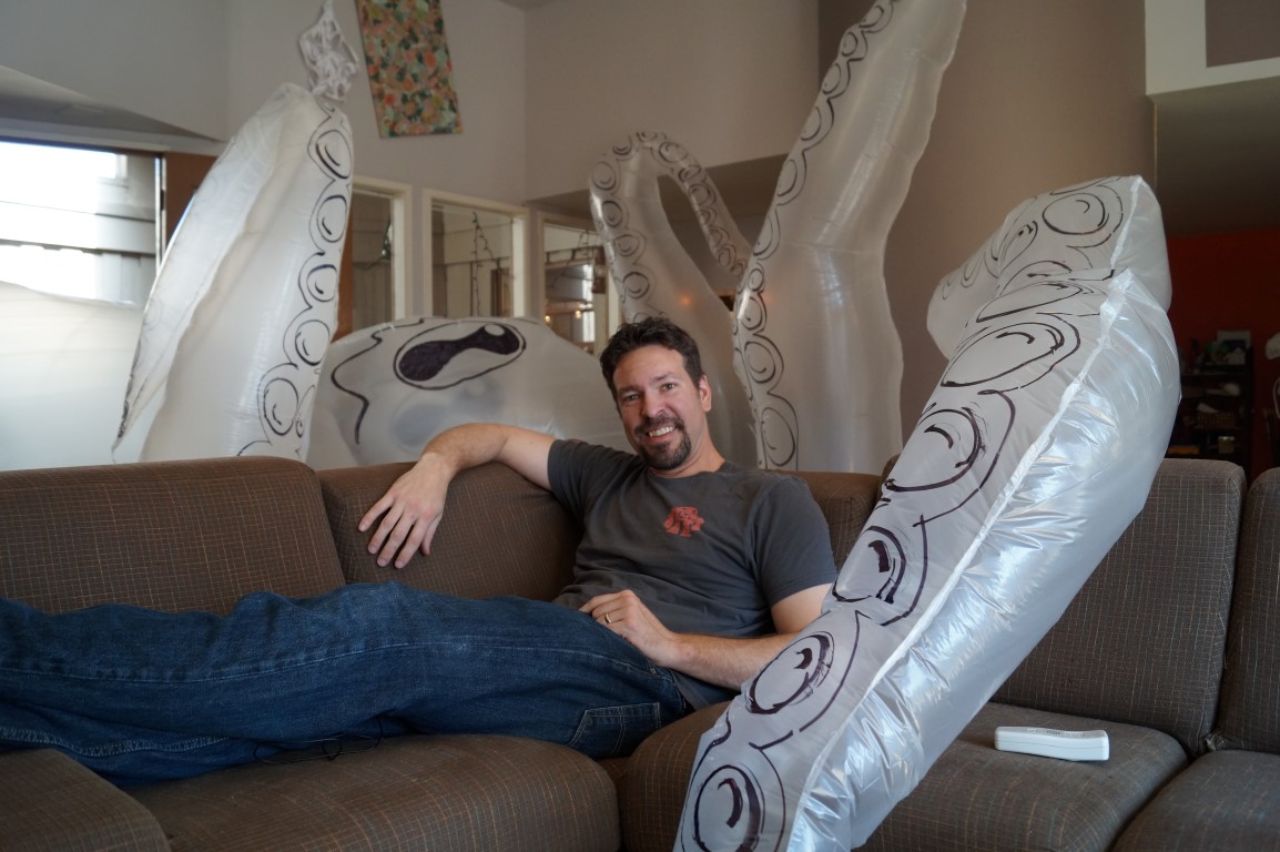 Learn Plastic Welding with Giant Inflatable Tentacles