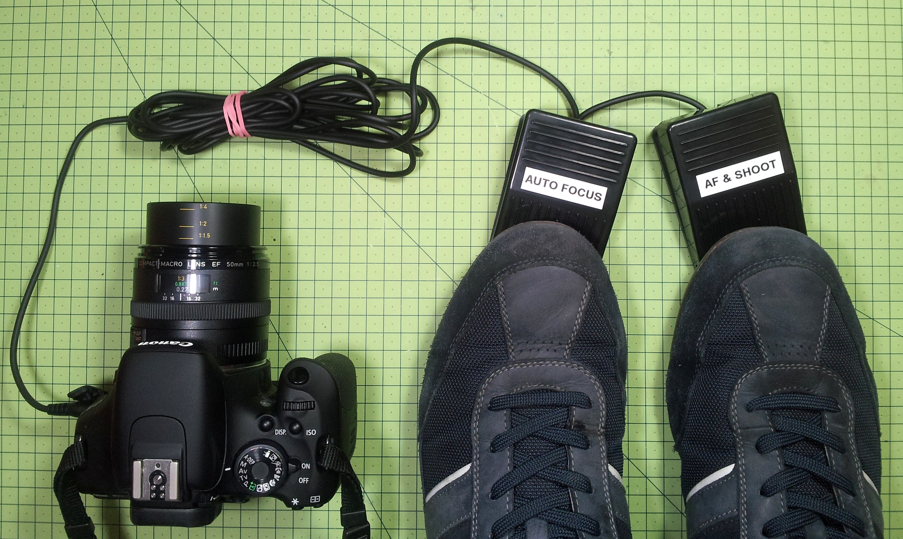 Rig Up These Foot Pedals for Hands-Free DSLR Photography