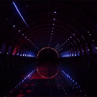Watch: Trippy LED Light Show Takes Flight in an Old Airliner