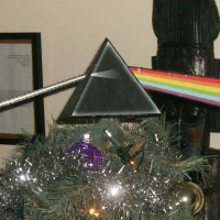 Have a Very Pink Floyd Christmas with this Dark Side of the Moon Tree Topper