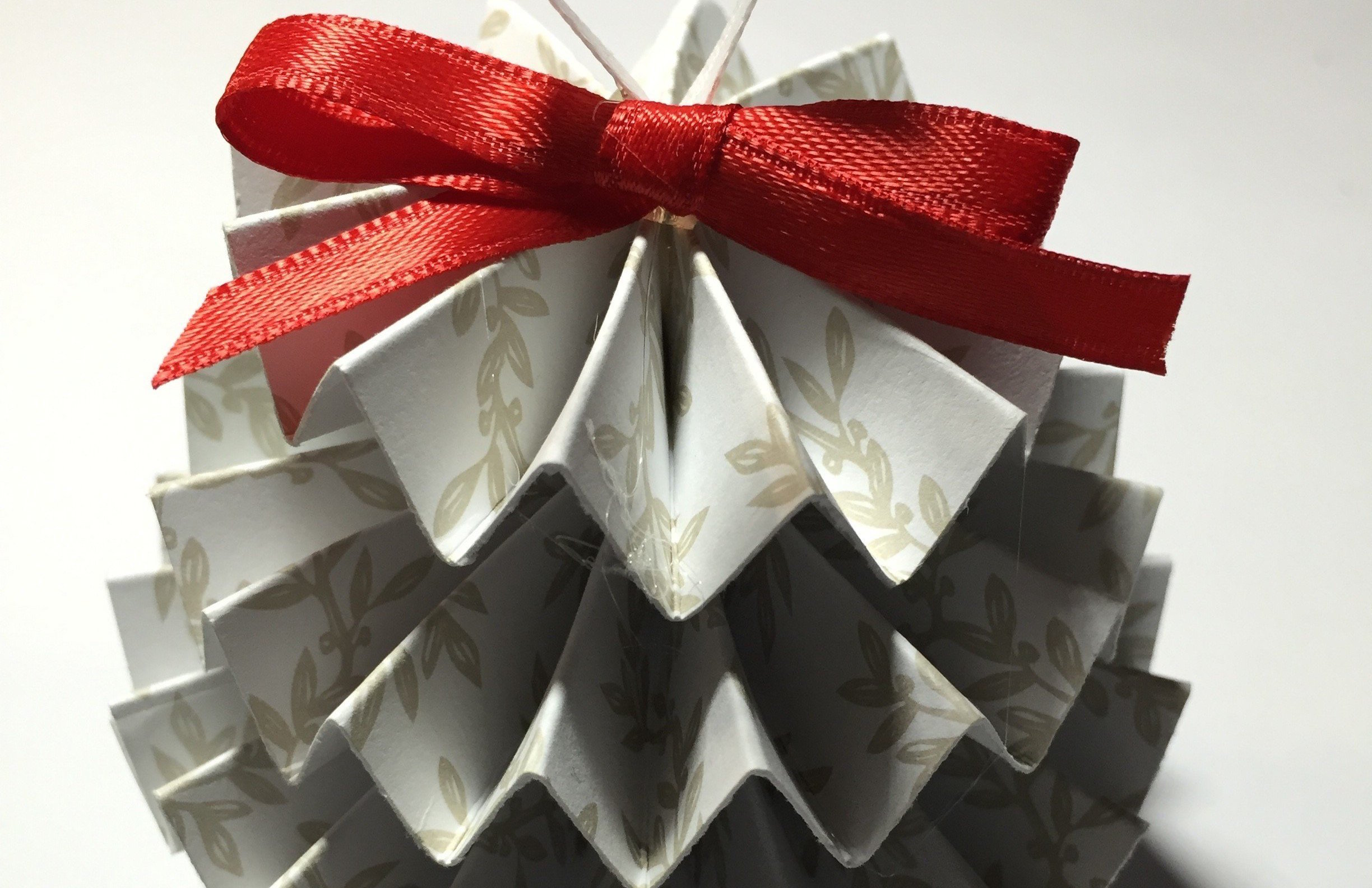 5-Minute Project: Paper Christmas Tree Ornaments