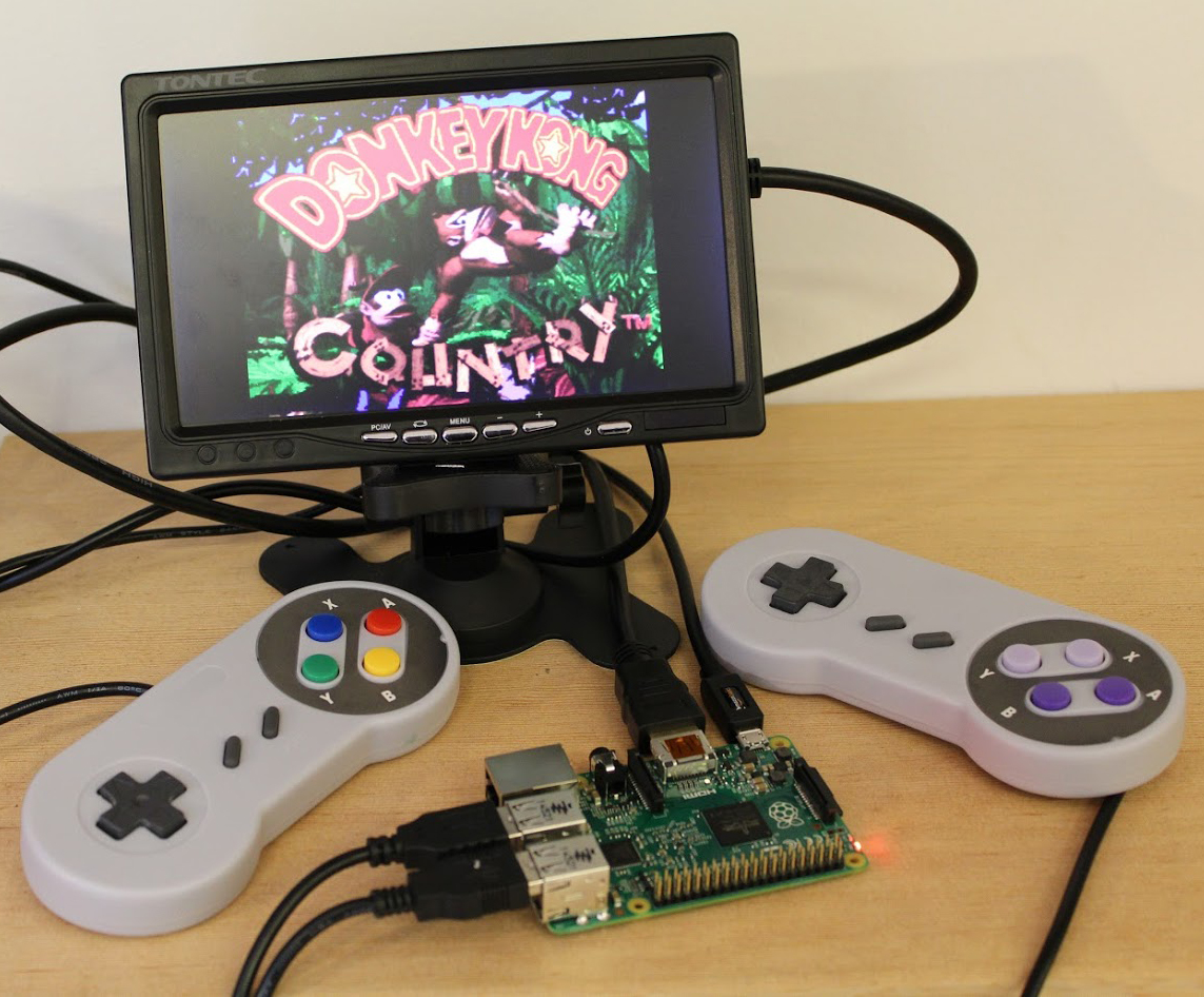 Retro Gaming Console with Raspberry Pi