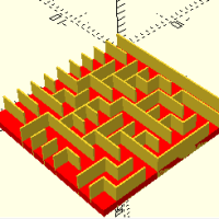 Use Math to Design Mazes in OpenScad