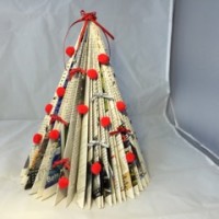 Upcycle Old Magazines into a Decorative Paper Tree