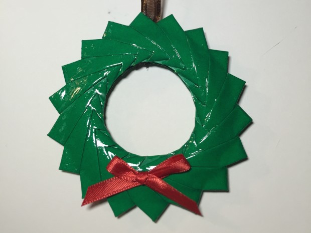 Fold a Festive Origami Wreath
