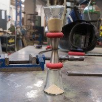 Weld Two Salt Shakers to Make This Sleek Hourglass
