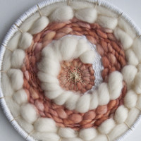 Weave Hypnotic Spiral Art on an Embroidery Hoop