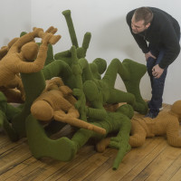 Play War with Nathan Vincent’s Life-Size Crocheted Army Men