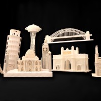 Over 4,000 Empty Pen Refills Went into These Miniature Landmarks